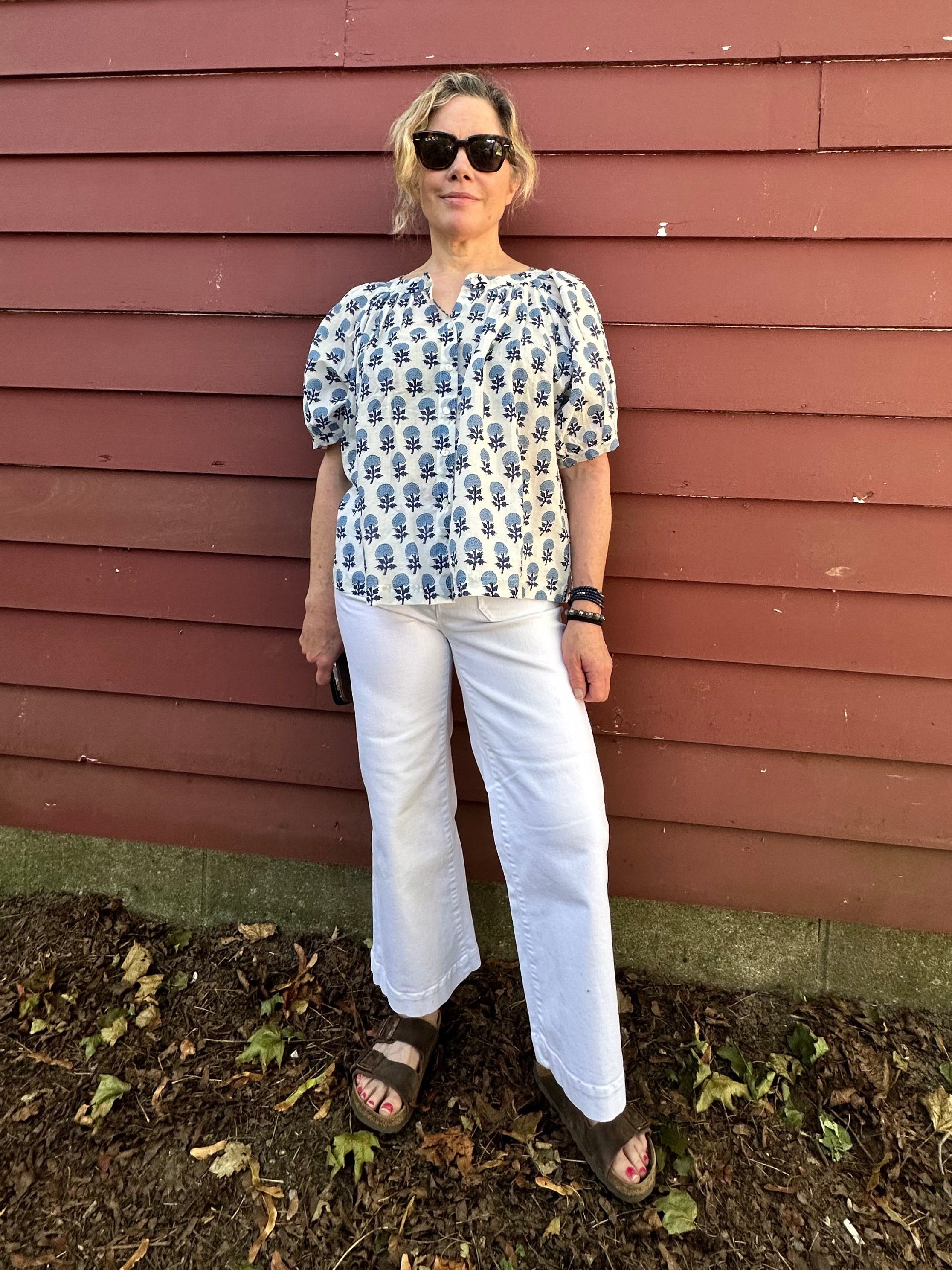 Caroline Blouse in Cassis