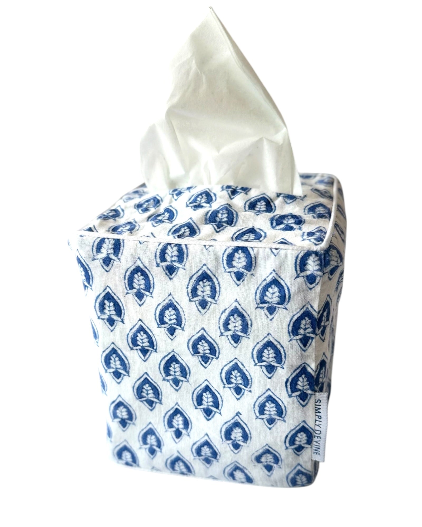 Tissue Box Cover in Riviera