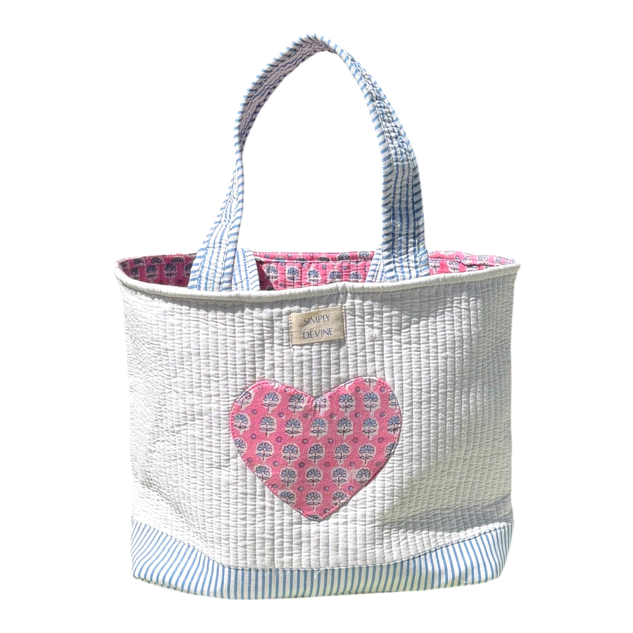 Pink Heart Tote