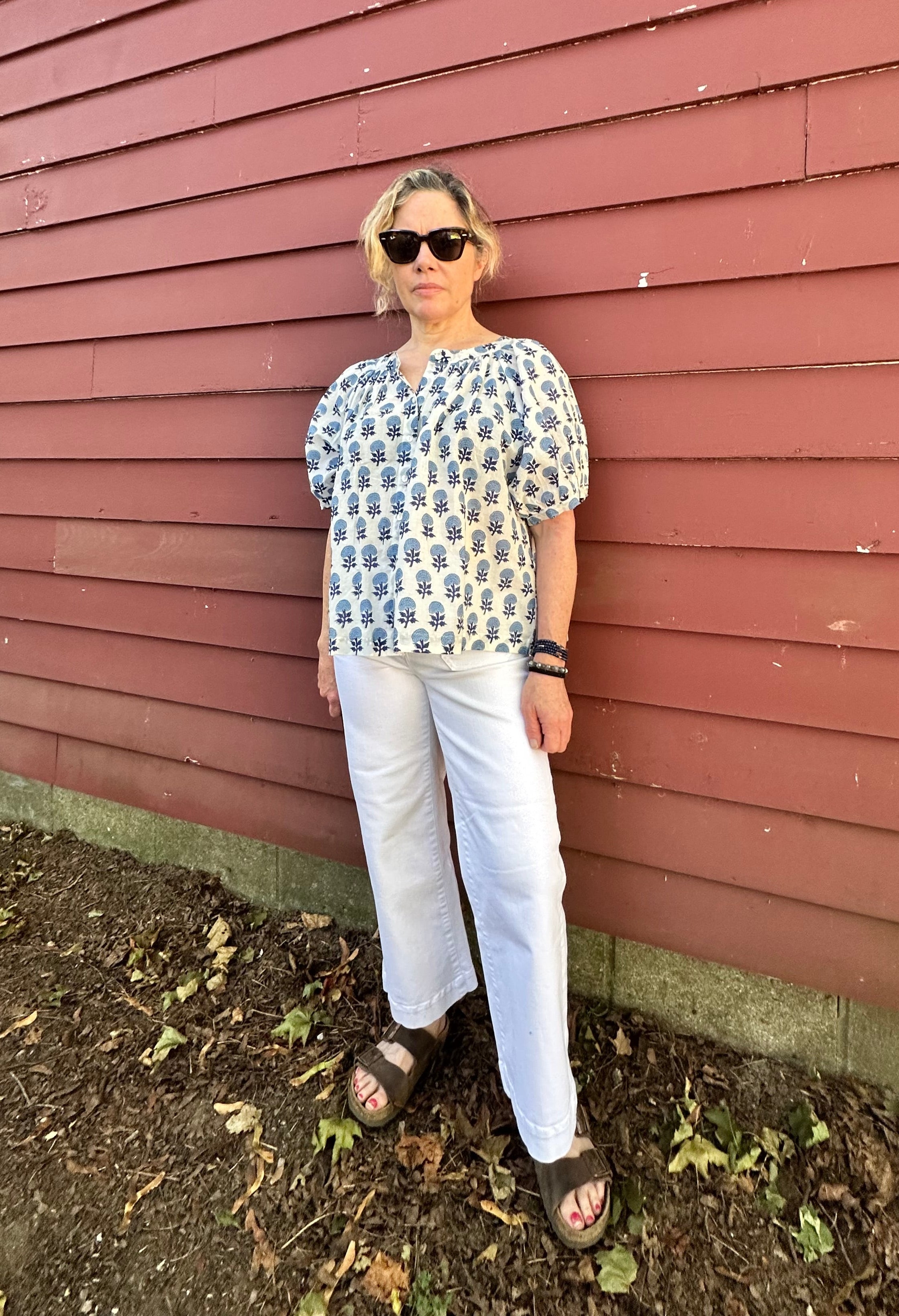 Caroline Blouse in Cassis