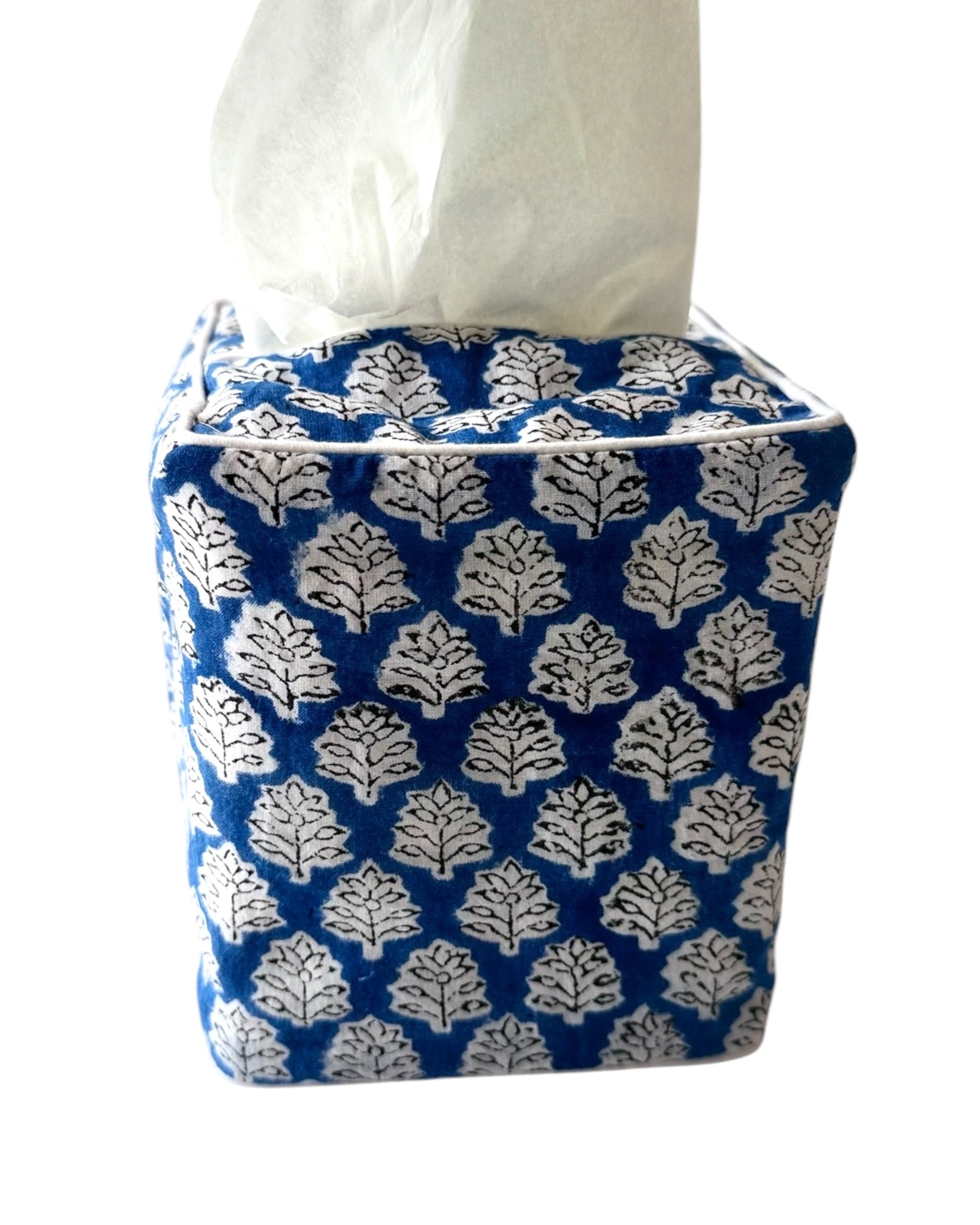 Tissue Box Cover in Eze Blue