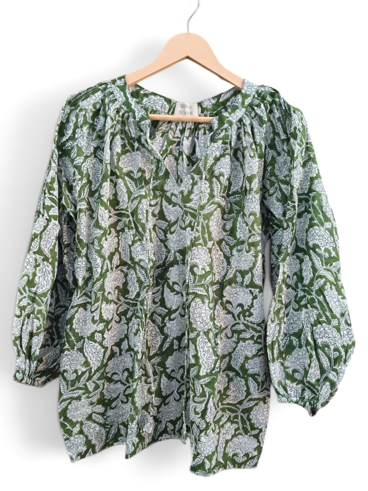 Suzanne Blouse in Forest