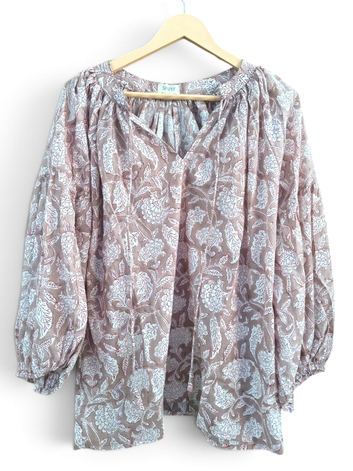 Suzanne Blouse in Rosewood